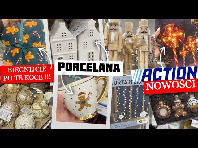 ‼️ ACTION TANIA PORCELANA CUDNE DOMKI  BIEGNIJCIE PO KOCE - HIT ! KURTYNA LED, BOMBKI ️ NOWOŚCI