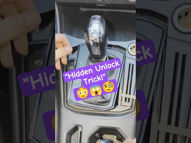Automatic Car ka Secret Unlock Button! #carhack #shorts