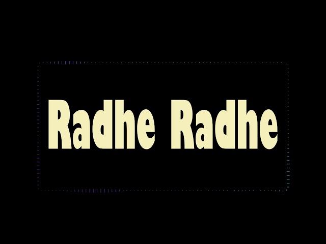 On Request :-  Radhe Radhe 1 hour Chant For Meditation Without Shankh  | #radheradhe