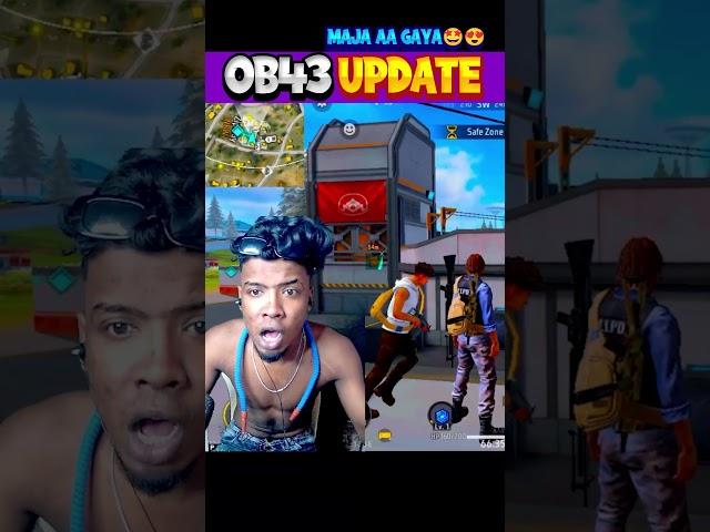 OB43 UPDATE FREE FIRE NEW CHARACTER... #freefire #satvik #shorts