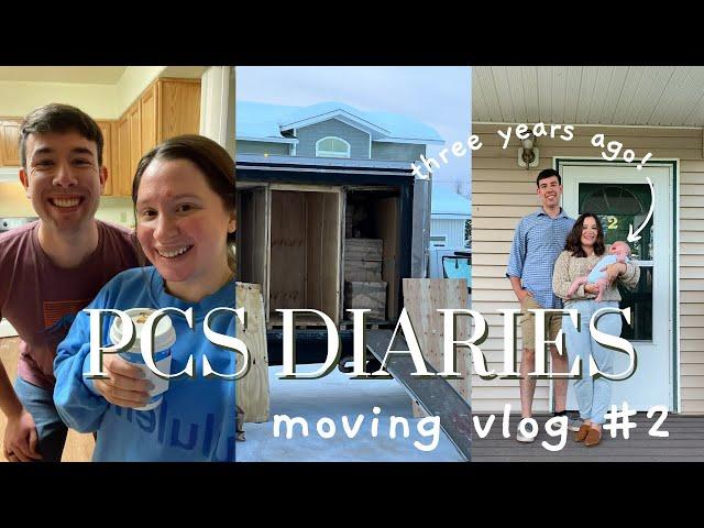 PCS Vlog 2022 | Moving into the hotel, movers come, and saying goodbye to the house | moving vlog #2