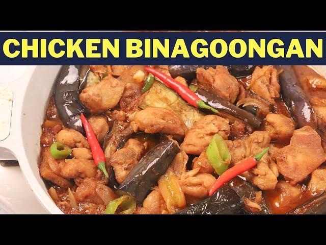 CHICKEN BINAGOONGAN with Talong