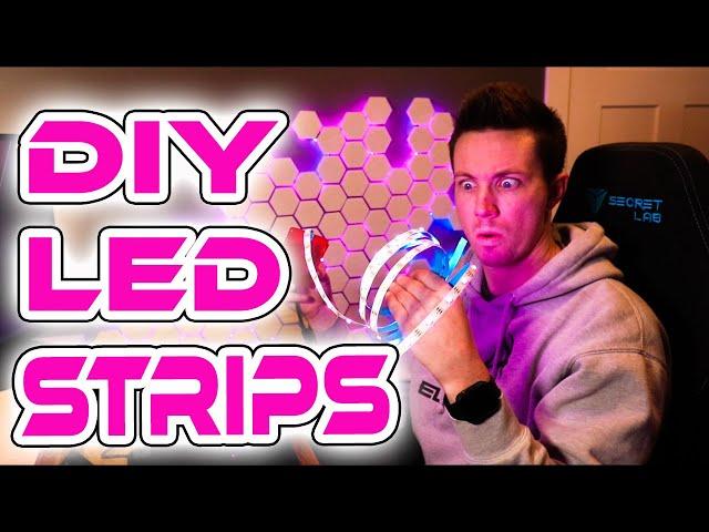 EASILY make your own LED LIGHT STRIPS! | A Beginners Guide to WLED