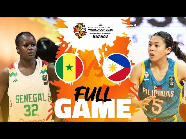 Senegal v Philippines | Full Basketball Game | #FIBAWWC 2026 Pre-Qualifying Tournament