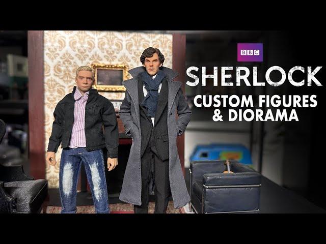 BBC SHERLOCK Custom Figures and Diorama