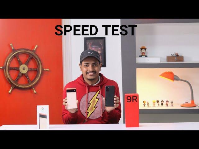 Google Pixel 6 VS OnePlus 9R SPEED TEST Comparison | A Battle to remember