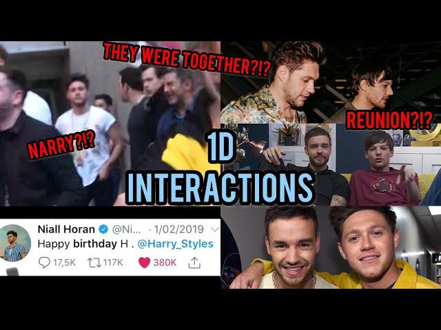 One Direction interactions during hiatus