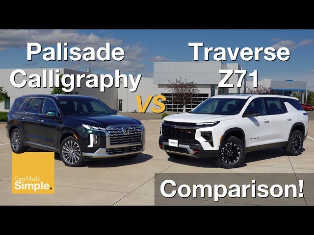 2024 Chevy Traverse Z71 vs Hyundai Palisade Calligraphy | Best SUV for $55k?