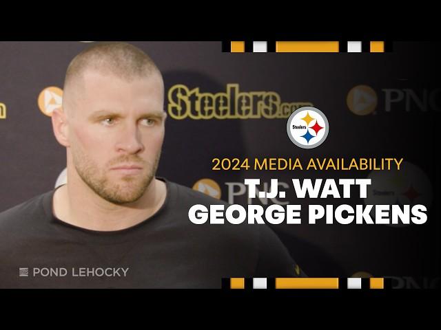 T.J. Watt, George Pickens Media Availability (Nov. 15) | Pittsburgh Steelers