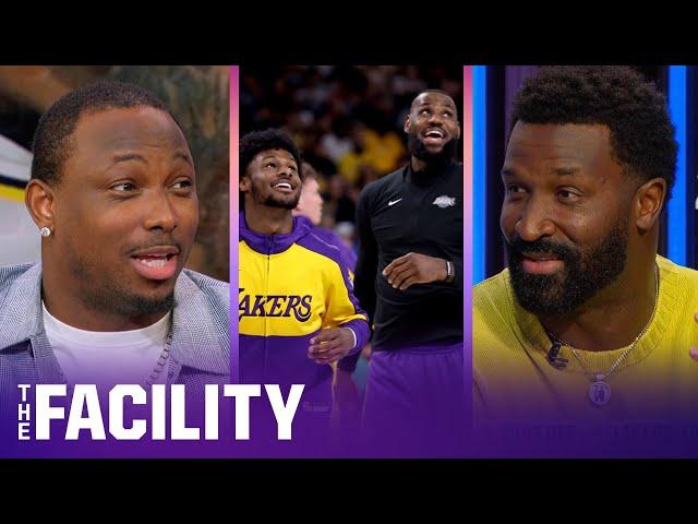 LeBron & Bronny share court for 1st time in preseason, Lakers fall to Suns 118-114 | THE FACILITY