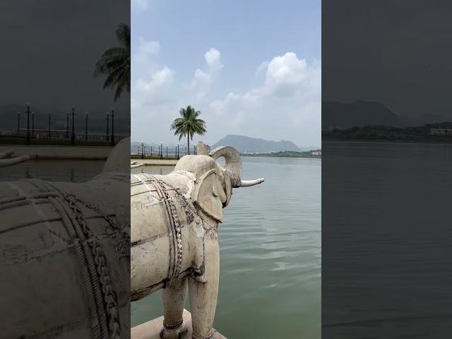 View from Jagmandir Palace | Lake Pichola | City Palace | Udaipur #shorts