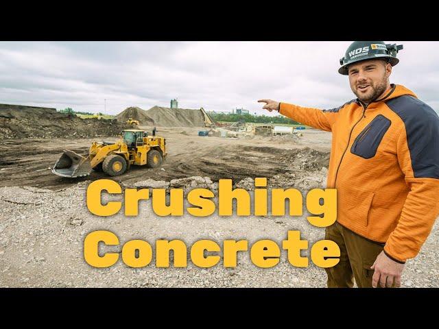 Crushing Concrete and Asphalt