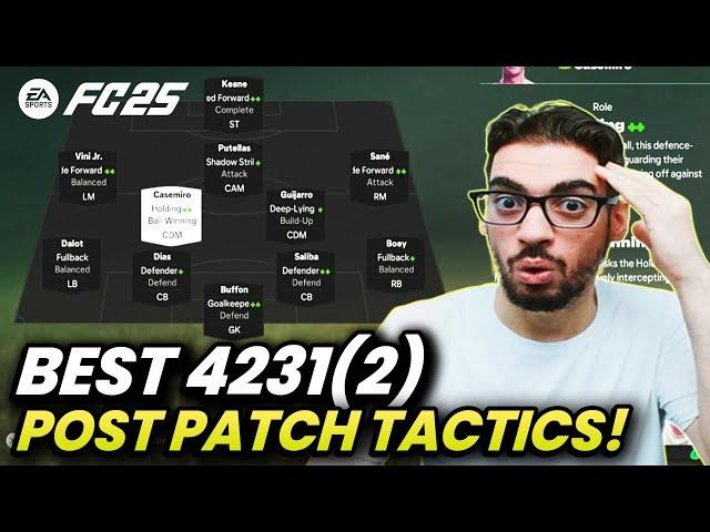 THE BEST META 4231(2) FORMATION AND CUSTOM TACTICS | FC 25 ULTIMATE TEAM