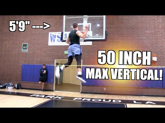 50 Inch Max Vertical!! 5'9" Riley Smith is INSANE!