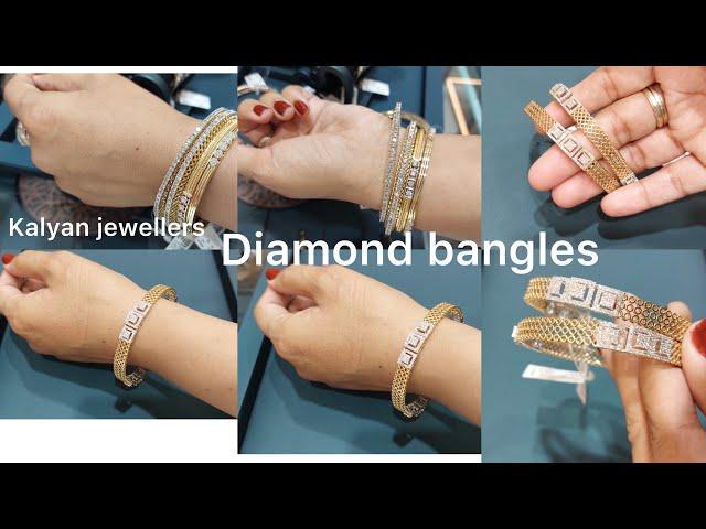 Kalyan jewellers diamond bangles |diamond bracelets |2023 new collection MUHURT |new bangles 2023