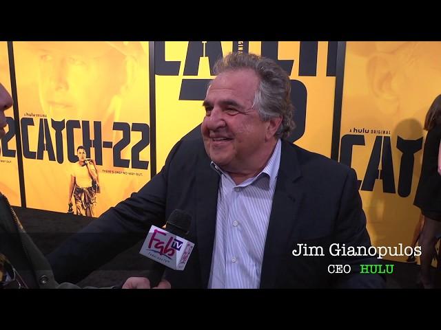 Jim Gianopulos CEO of HULU at "CATCH 22"  premiere