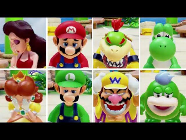 Super Mario Party Jamboree - All Victory & Losing Animations (Tag Match)