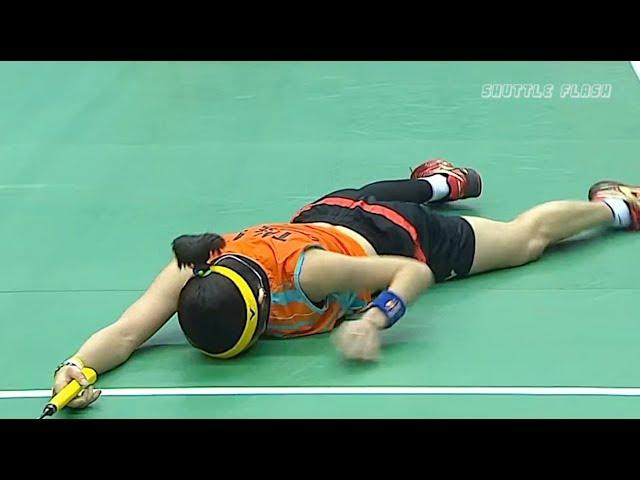 10 Incredible badminton Dives 2018