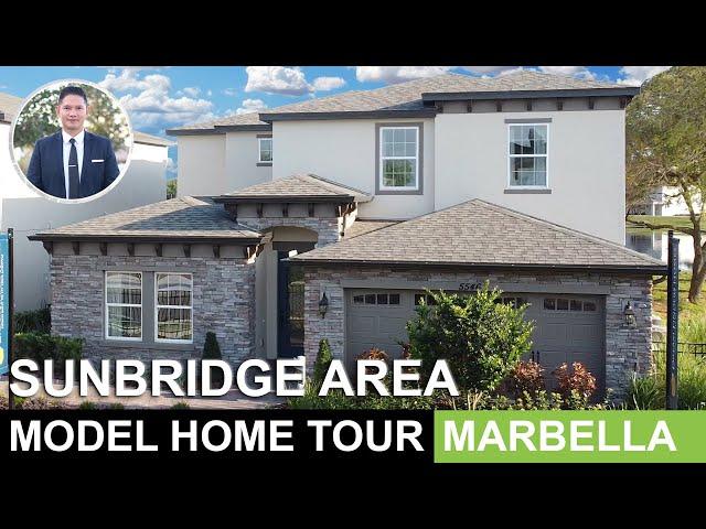 Marbella Model Tour | Saint Cloud | Sunbridge Area | South of Lake Nona | 2 Story Family Room