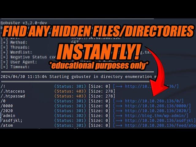 GOBUSTER Is The Best Tool For Kali Linux Directory Busting!