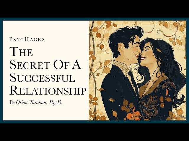 The secret of a successful relationship: get your needs met elsewhere