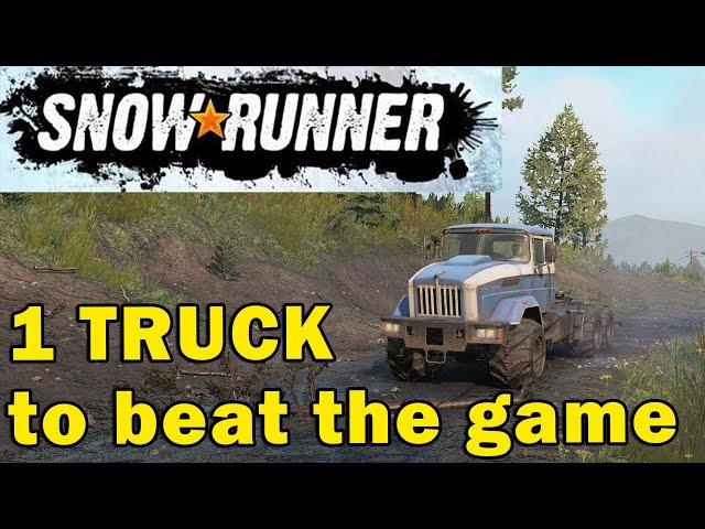 SnowRunner - Best Truck for Beginners and not only