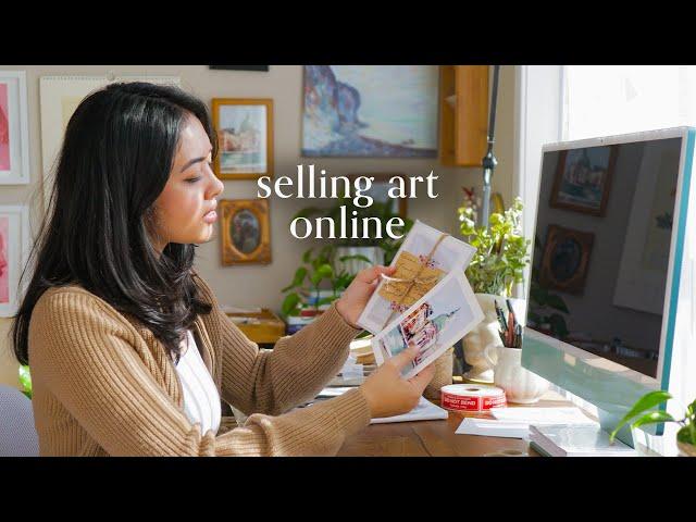 big art shop update + how to make prints at home  template tutorial