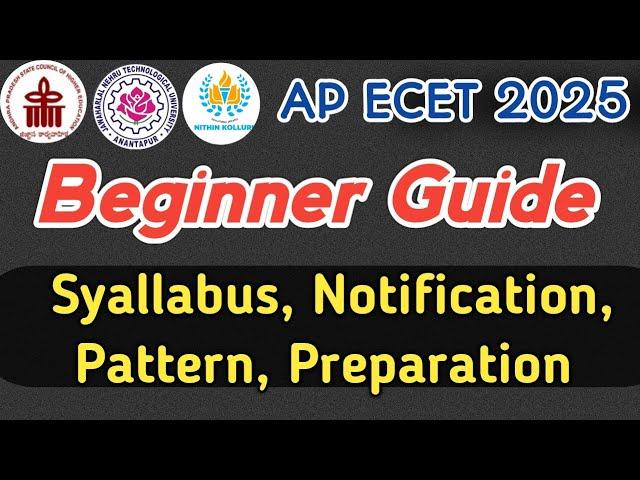 Ap Ecet 2025 complete details| How to start ap Ecet 2025 preparation| Quick Guide of Ap Ecet 2025|