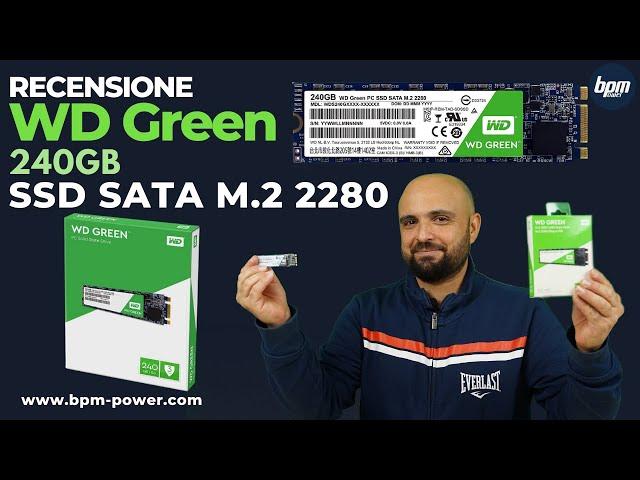 SSD 240GB Western Digital Green M.2 WDS240G2G0B, perfetto per i PC più accessibili!