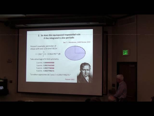 Professor Nick Trefethen, University of Oxford, Linear Algebra Optimization