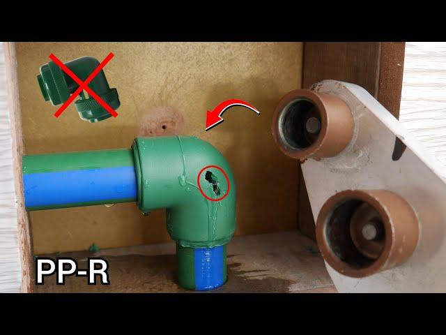 Few plumbers use this solution to repair PP-R pipes in a small space! Plumbing