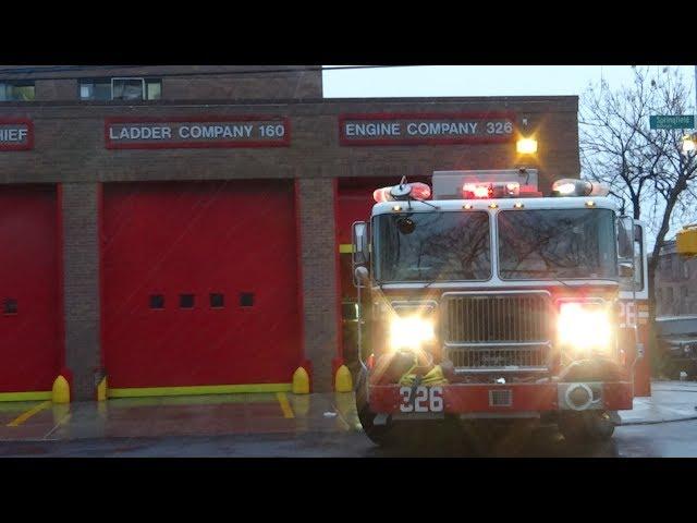 FDNY Engine 326 responding from its "The Springfield Express" quarters