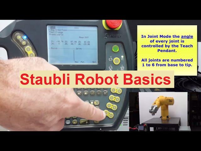 Staubli Robot Teach Pendant Basics