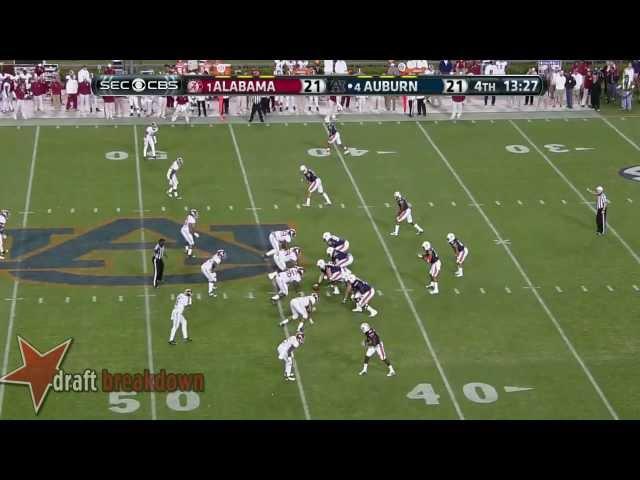 #73 Greg Robinson, LT, Auburn vs Alabama '13