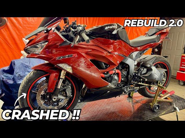 I Crashed My ZX6R - Lets Fix It AGAIN