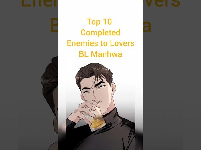 Top 10 Yaoi Enemies To Lovers Manhwas #yaoi #bl #korean #manhwa #gay #boyslove