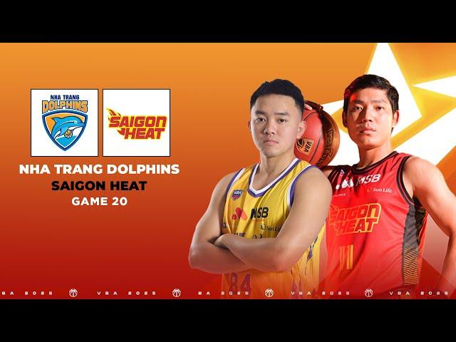 Livestream Nha Trang Dolphins - Saigon Heat | Game 20 𝐕𝐁𝐀 𝐒𝐓𝐀𝐑 𝐗