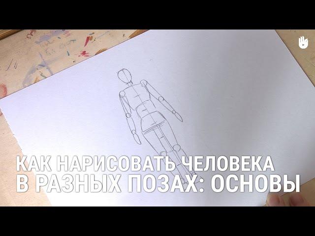 Как нарисовать человека в разных позах: Основы