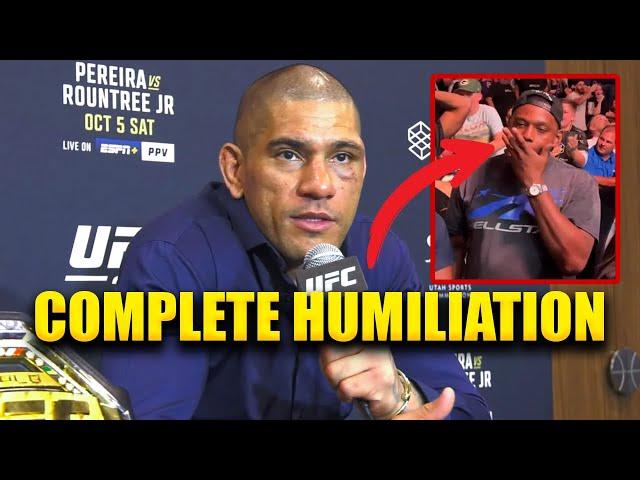 Alex Pereira HUMILIATES Jamahal Hill At UFC 307 Post Fight Presser