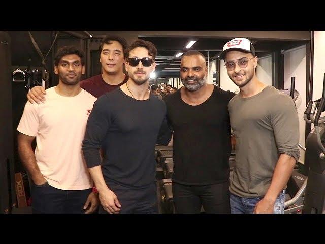 Tiger Shroff With Ayush Sharma At Launch Of RD Strength Training & Transformation Studio