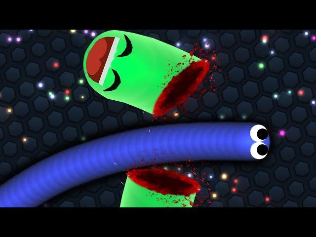 Slither.io - HACKING/NO HACKING SNAKE vs PRO SNAKES | Epic Slitherio Gameplay