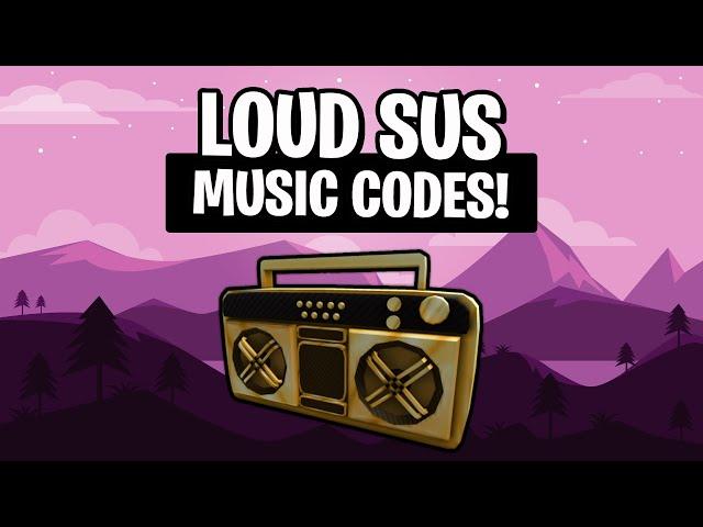 LOUD SUS  ROBLOX MUSIC CODES / IDS (SEPTEMBER 2024) [RARE ]