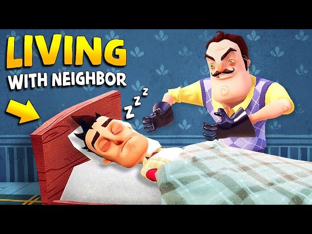 LIVING WITH THE NEIGHBOR!!! | Hello Neighbor Gameplay (Mods)