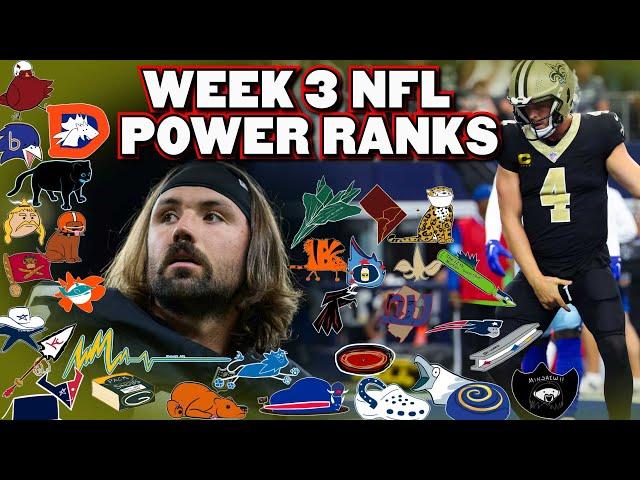 Very HONEST NFL Power Rankings: Week 3