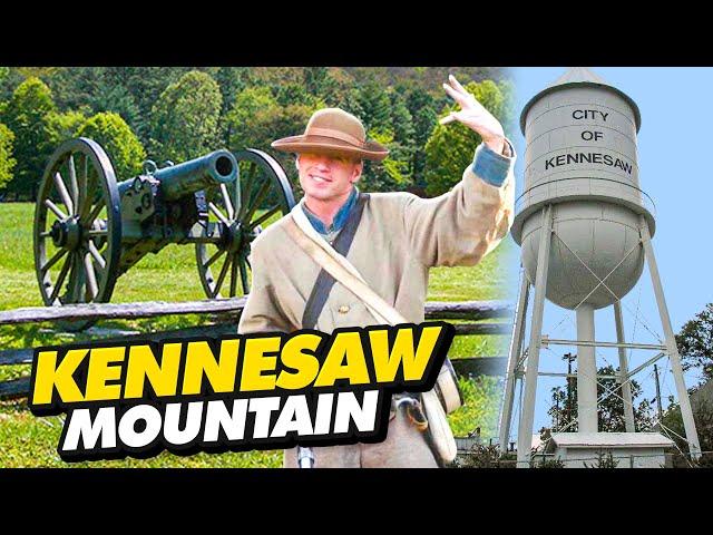 You Can See The Atlanta Skyline From THIS Historic Civil War Mountain. #kennesaw #georgia #youtube