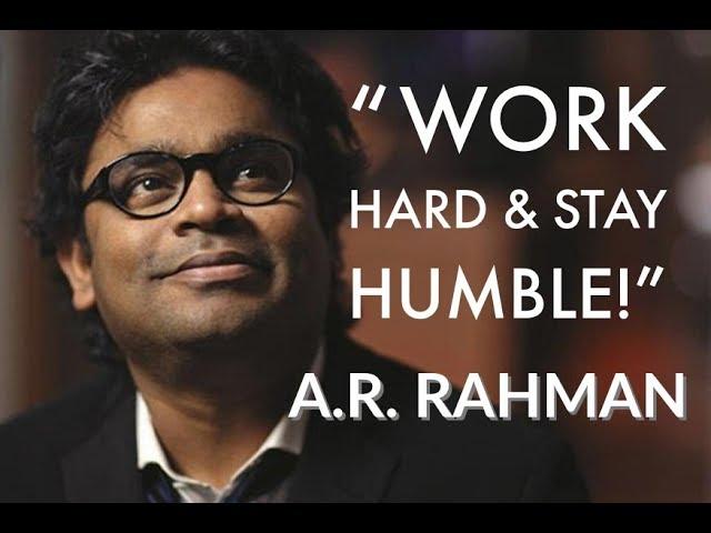 Most Inspiring Life Advice From AR Rahman | Motivational Speech | Great Indian Minds