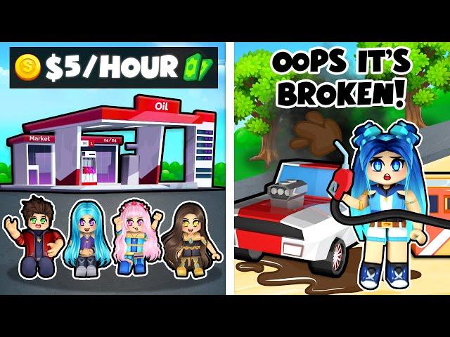 Our ROBLOX GAS STATION Made Us Broke!