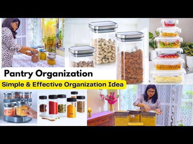 Kitchen Upgrade Idea | Glass Storage Containers | Pantry Organization