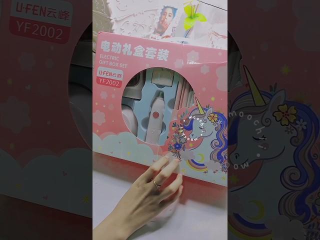 PAKET ALAT TULIS ELECTRIK UNICORN #shorts #stationeryhaul #shopeehaul