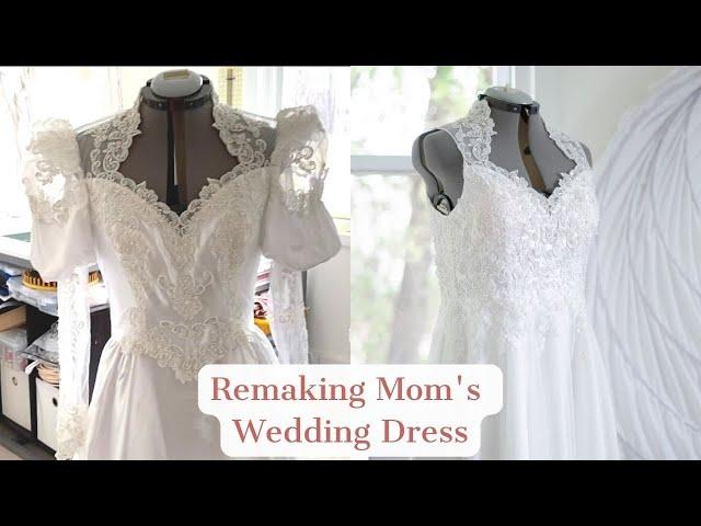 A Mom's Wedding Dress Remake